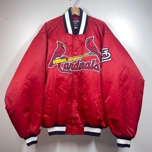 Vintage Cooperstown collection St. Louis Cardinals MLB padded men's jacket xl
